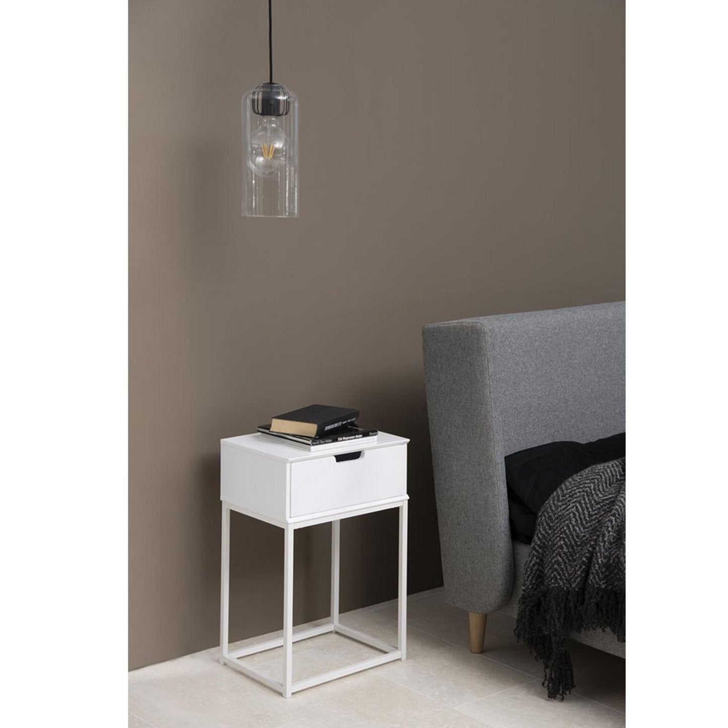 Nightstand MITRA white