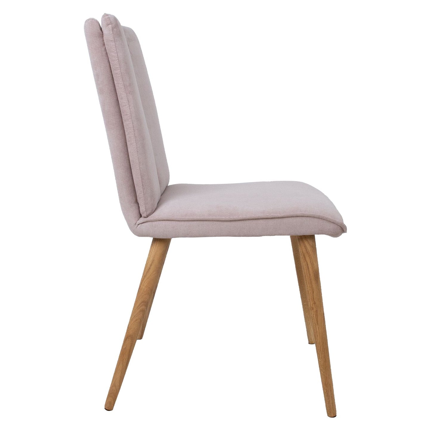 Chair NOVA 59x53.5xH92cm, greyish pink 