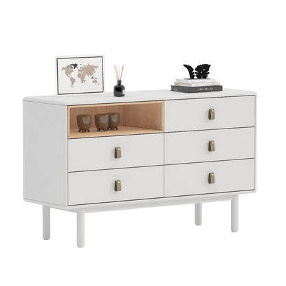 Chest of drawers IRIS 120x40xH75cm, white