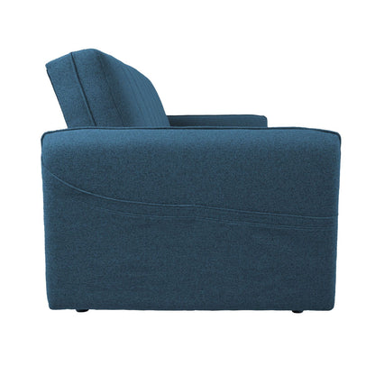 Sofa bed VISBY 200x88xH93cm, blue