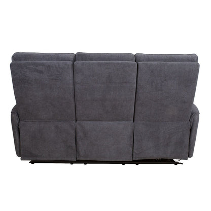 Regliner sofa BOWERS 3-seater, electric, bluish gray