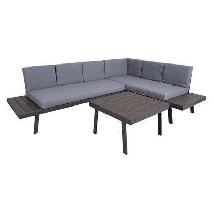 Garden furniture set DELGADO corner sofa and table 