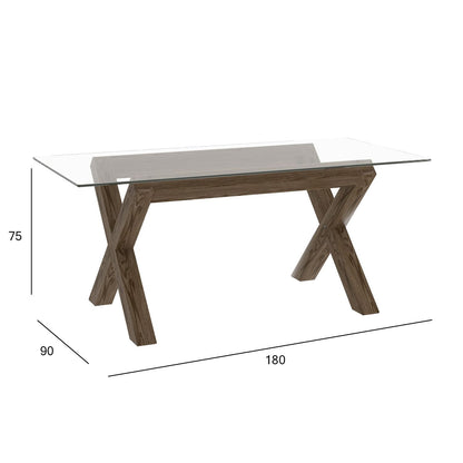 Galds TURIN 180x90xH75cm, Ozols