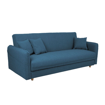 Sofa bed VISBY 200x88xH93cm, blue