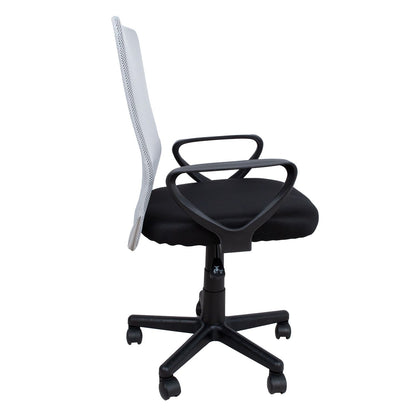 Office chair BELINDA black/grey 