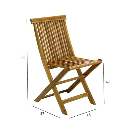 Chair FINLAY 45x57xH86cm / acacia 