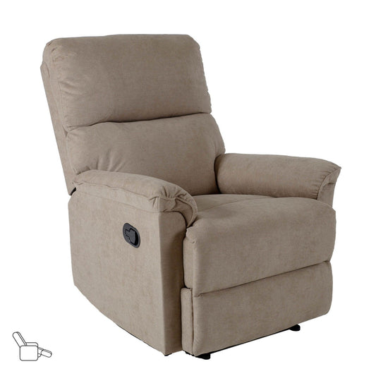 Lounge chair GUSTAV 80x92x104cm, beige 