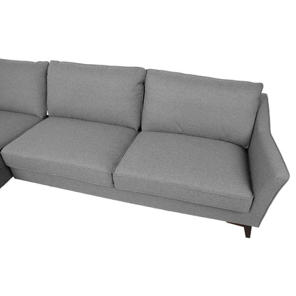 Corner sofa BIRGIT KS, gray