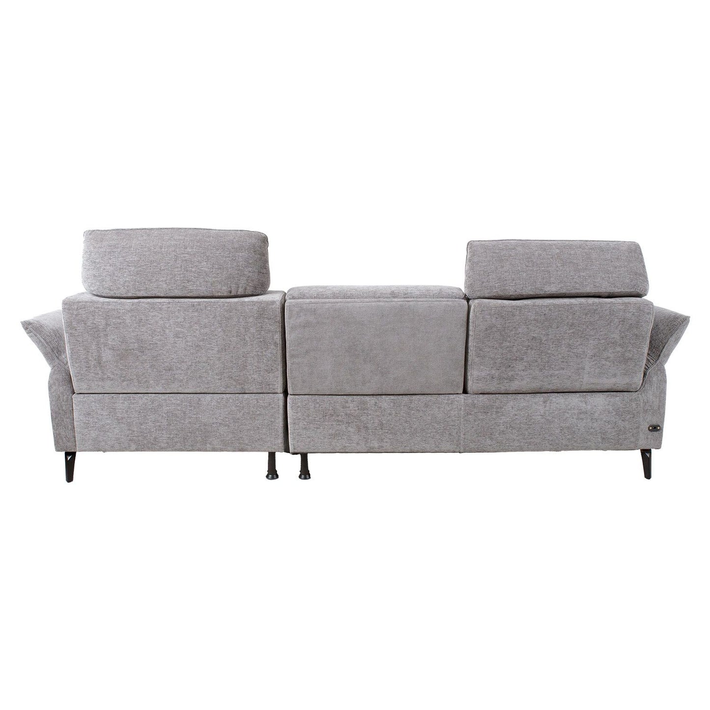 Corner sofa DAYTON LS, electric chair, light gray