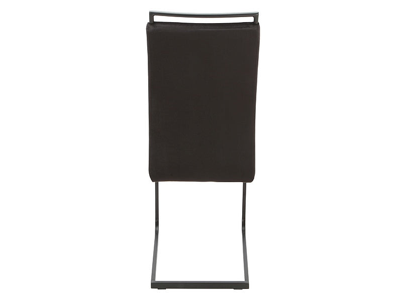 Chair H441 VELVET BLACK FRAME/BLACK COLOR. 117