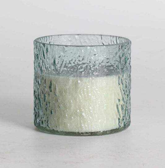 Aromatic candle glass NATURE GREEN H9cm, Southern Night 