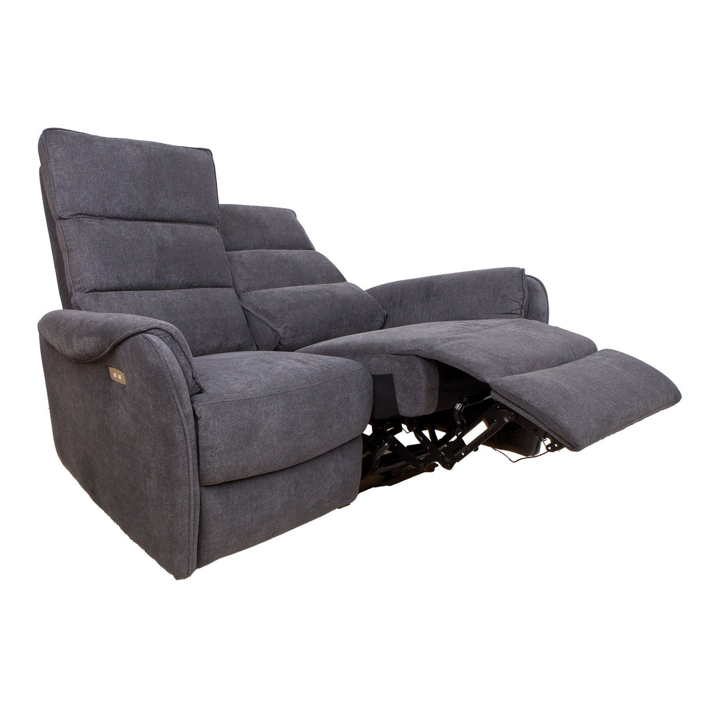 Regliner Sofa BOWERS 2-seater, electric, bluish gray