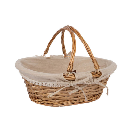 Basket MAXINE 40x31xH15cm, with 2 lifting handles 