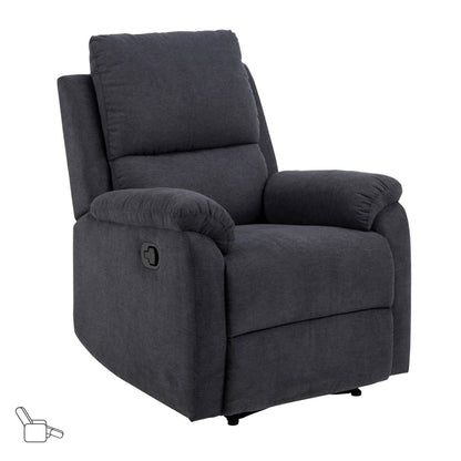 Lounge chair SABIA, dark grey 