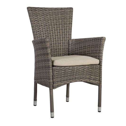 Garden chair PALOMA / grayish brown 