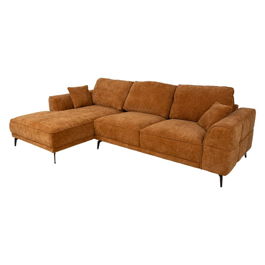 Corner sofa OLIVIA KS brown