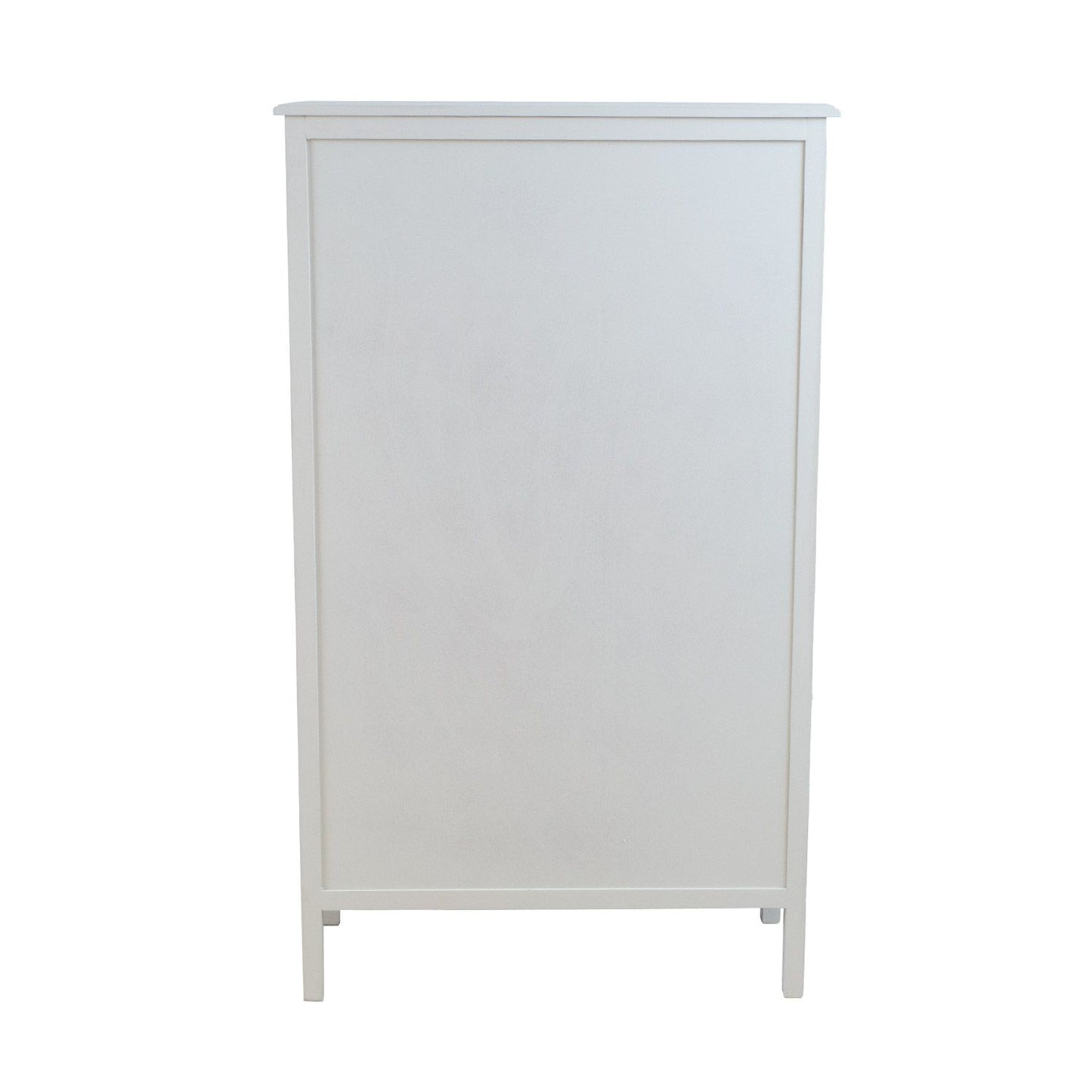 Display cabinet DEVON 80.5x35xH136cm, white