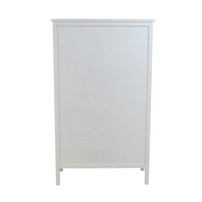 Display cabinet DEVON 80.5x35xH136cm, white