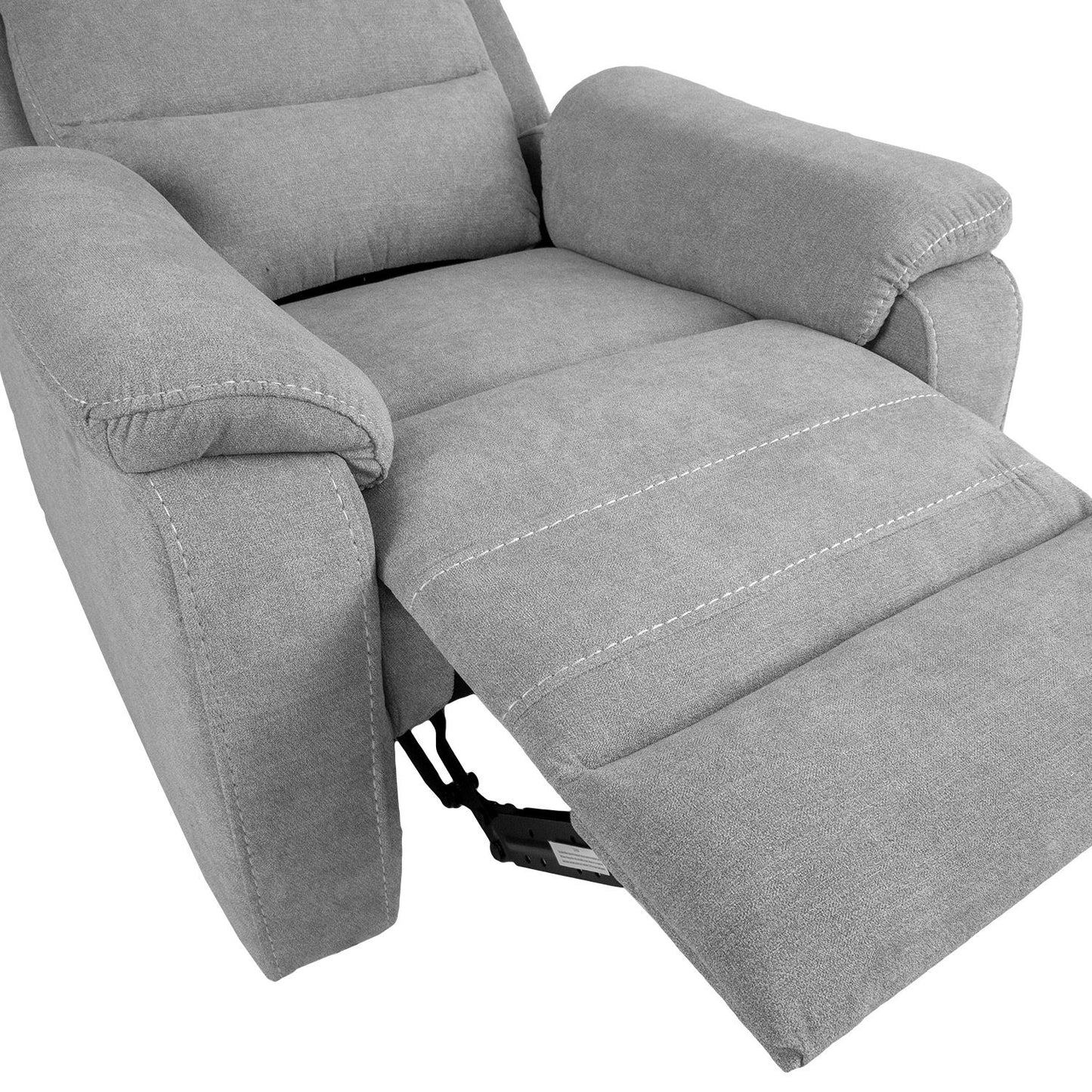 Lounge chair MIMI electric 92x93xH102cm, light gray 