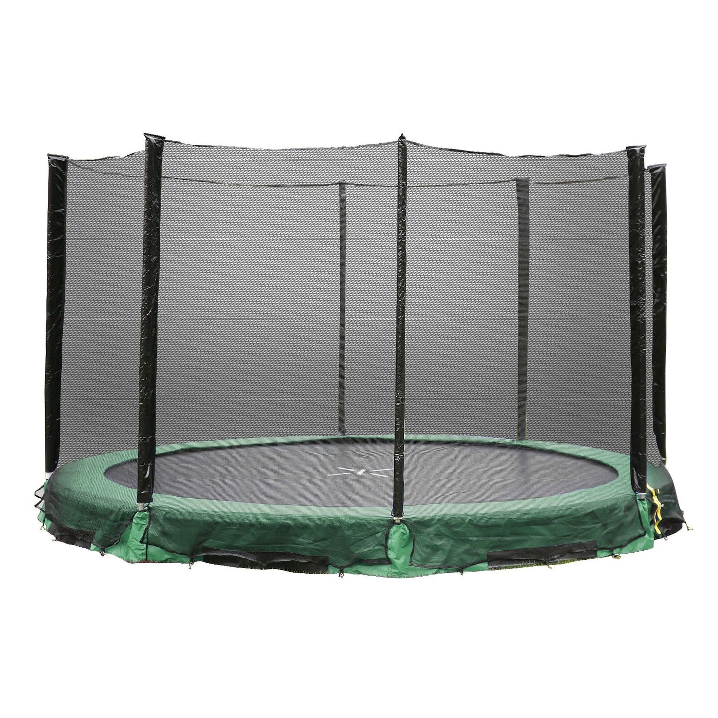 Trampoline on the ground with safety net 426 cm 