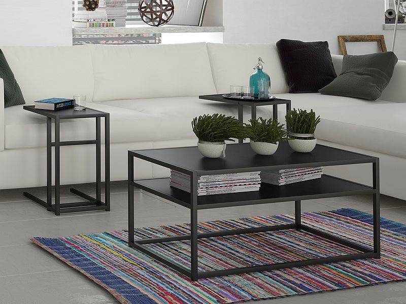 Coffee table SYMPHONY BLACK/BLACK 90X50