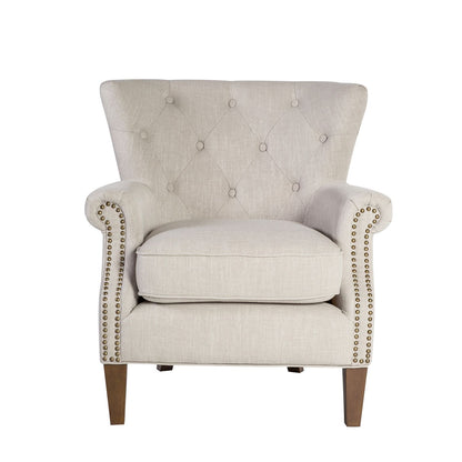 Armchair HOLMES 78x80xH86cm, beige 