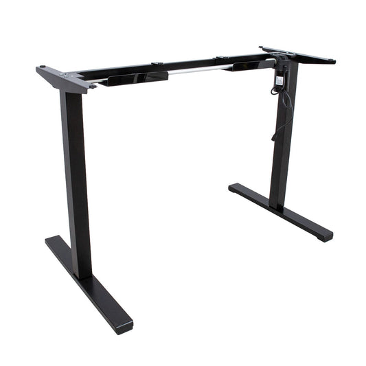 Table leg ERGO OPTIMAL with 1 motor, black 