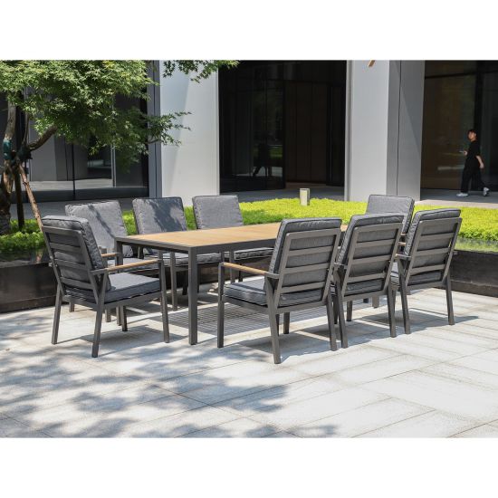 Garden furniture set PARKER table and 8 chairs 