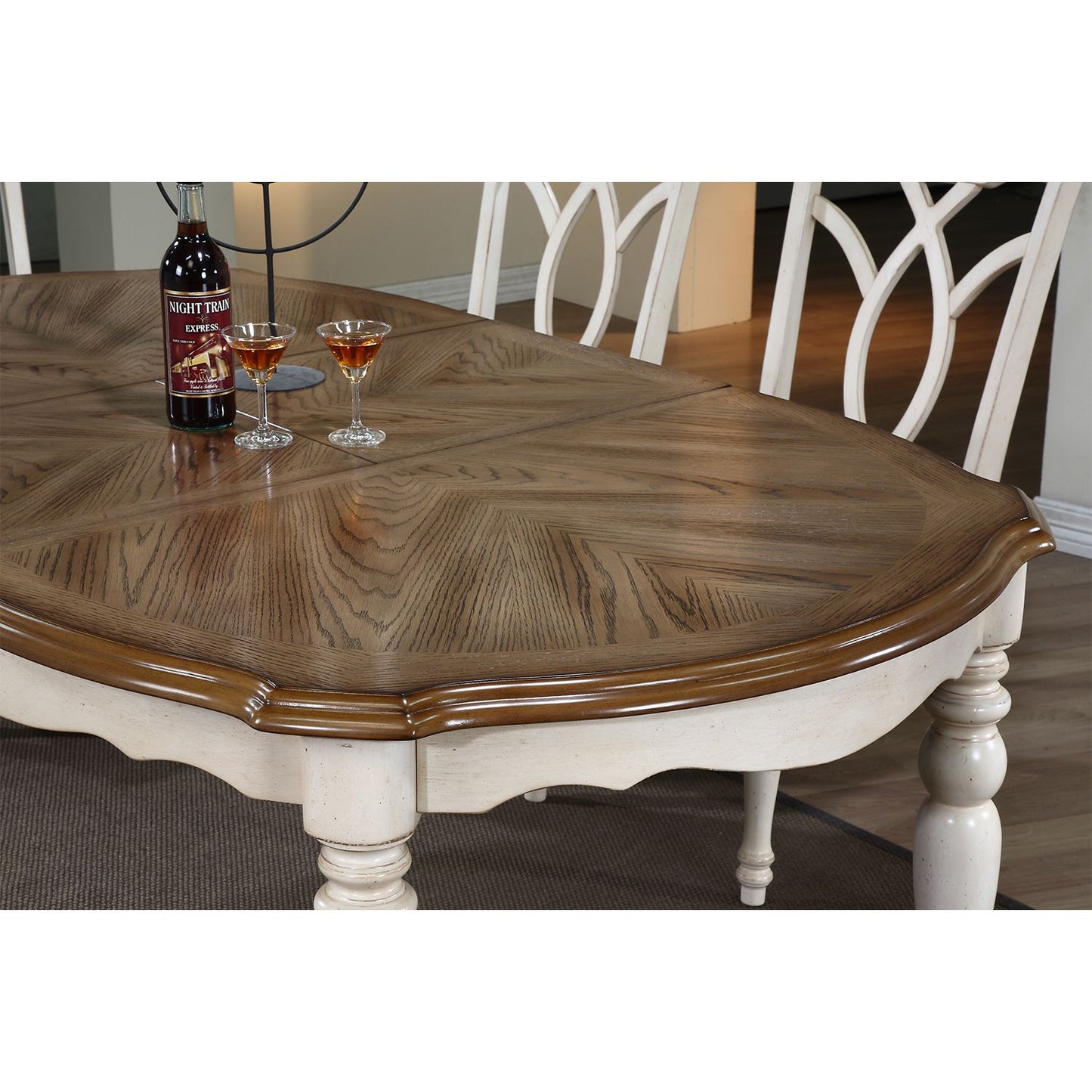 Table LILY 137/182x106,5xH76cm, oak