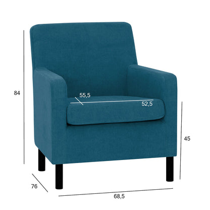 Lounge chair LOONE blue 