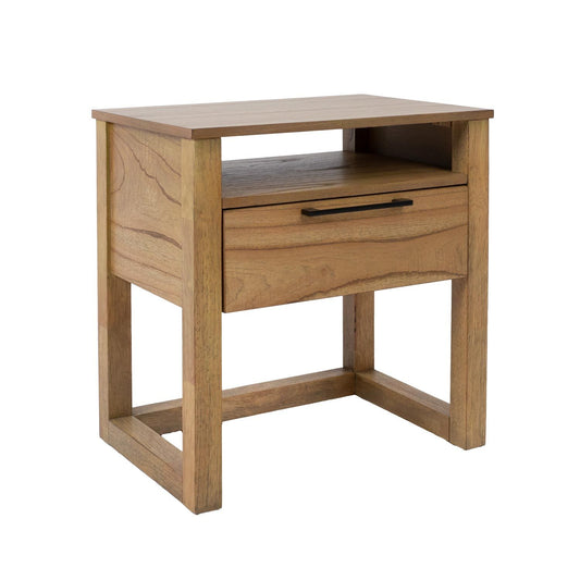 Nightstand OZZO 40x56xH60cm, light wood