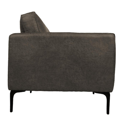 Lounge chair SOFIA in dark olive color 