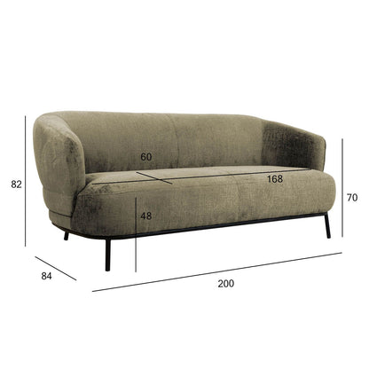 Sofa GEMALA 2.5 small, beige