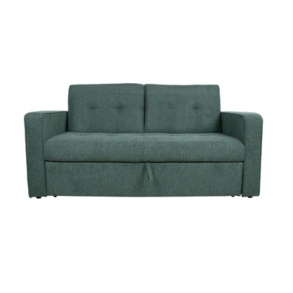 Sofa bed JORGE 2-seater, green