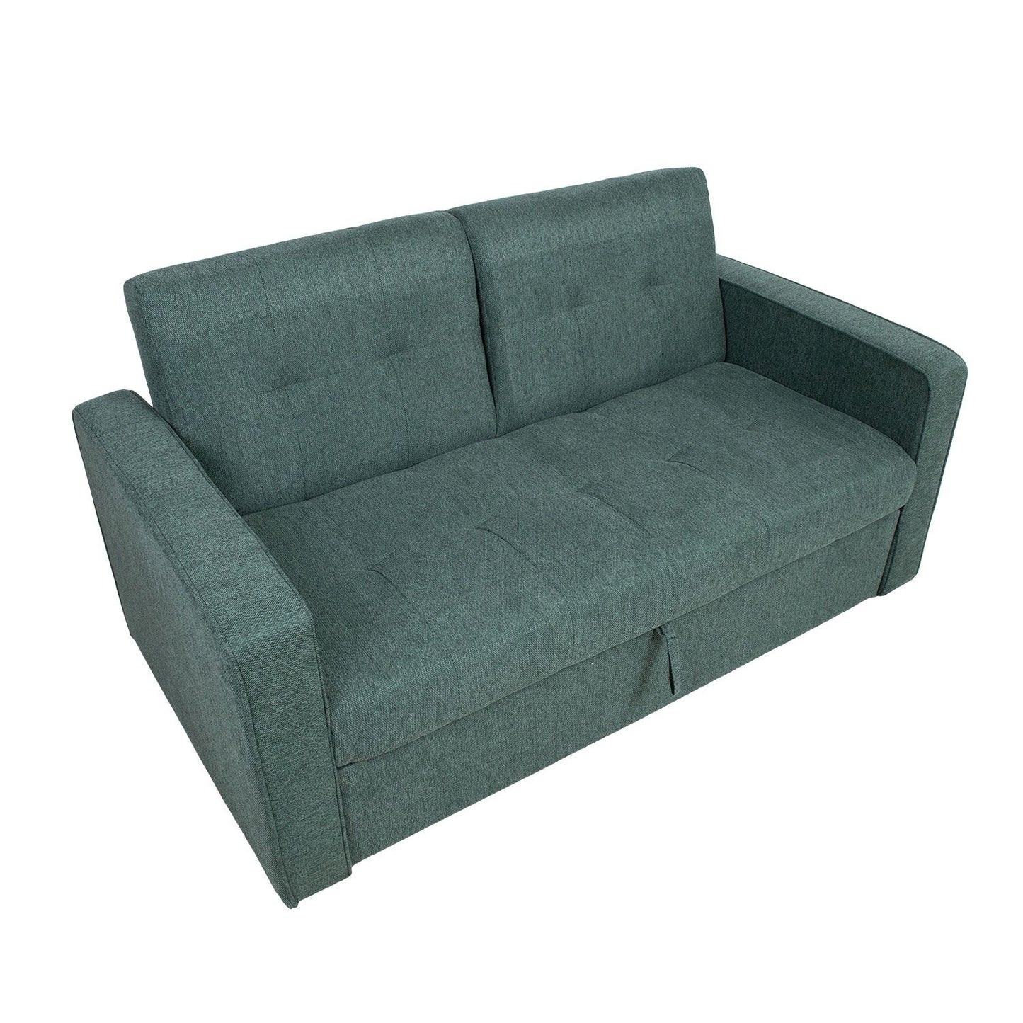 Sofa bed JORGE 2-seater, green