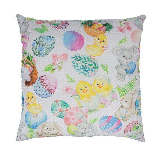 Pillow LONETA 45x45cm, spring and rabbit