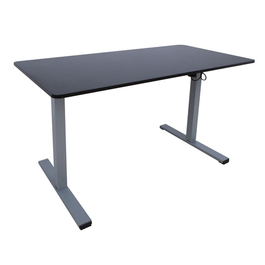 Desk ERGO OPTIMAL with 1 motor 120x60cm, black 