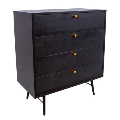 Dresser LUXEMBOURG 80x40xH90cm, black