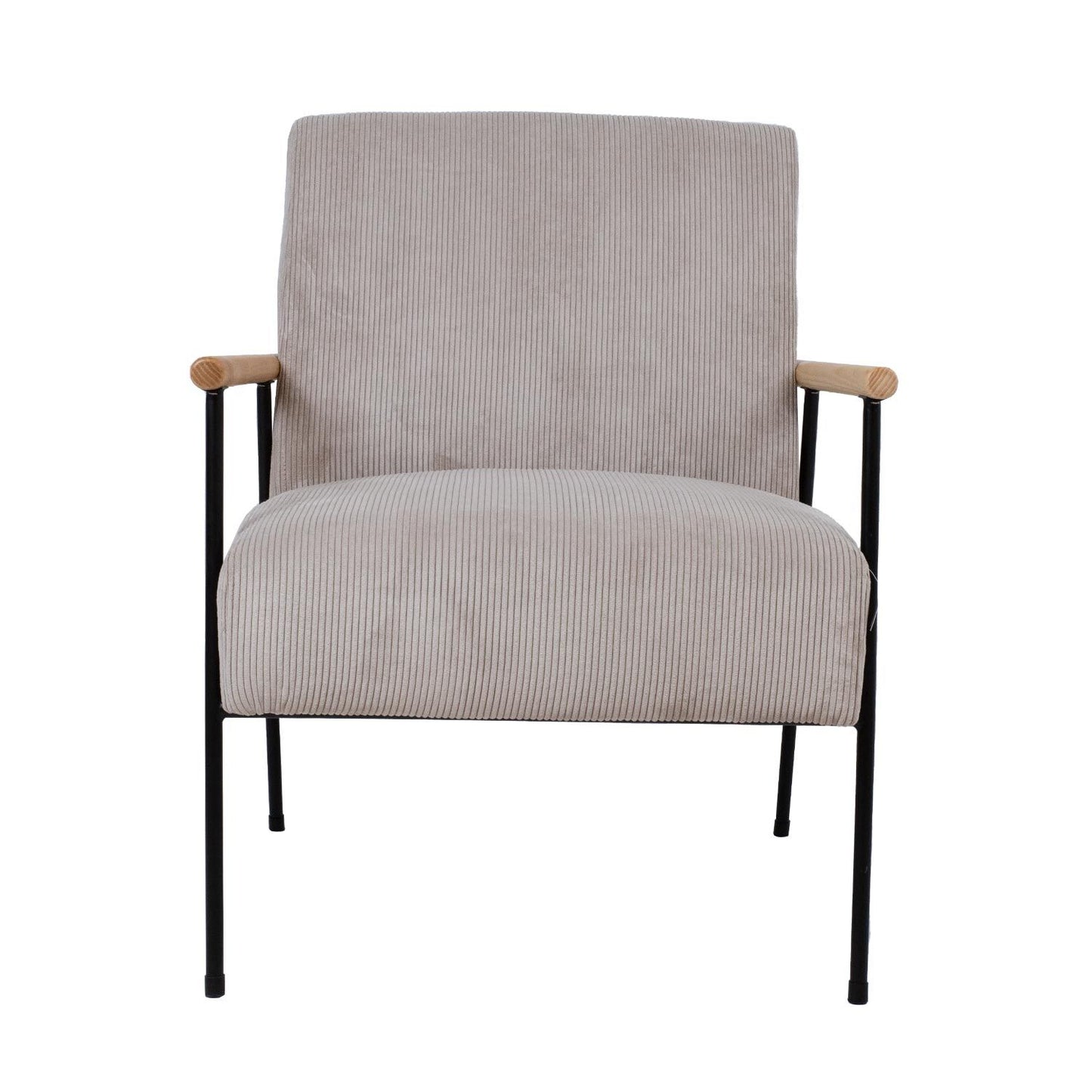 Lounge chair JADE 63x75.5xH85.5cm, grayish beige 