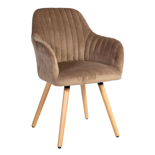 Chair ARIEL 58x58.5xH85cm, brown 