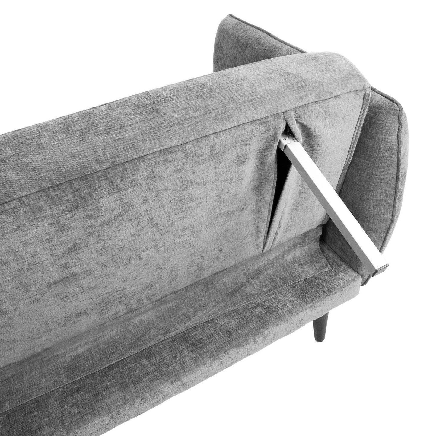 Sofa bed HERMES 3-seater, gray