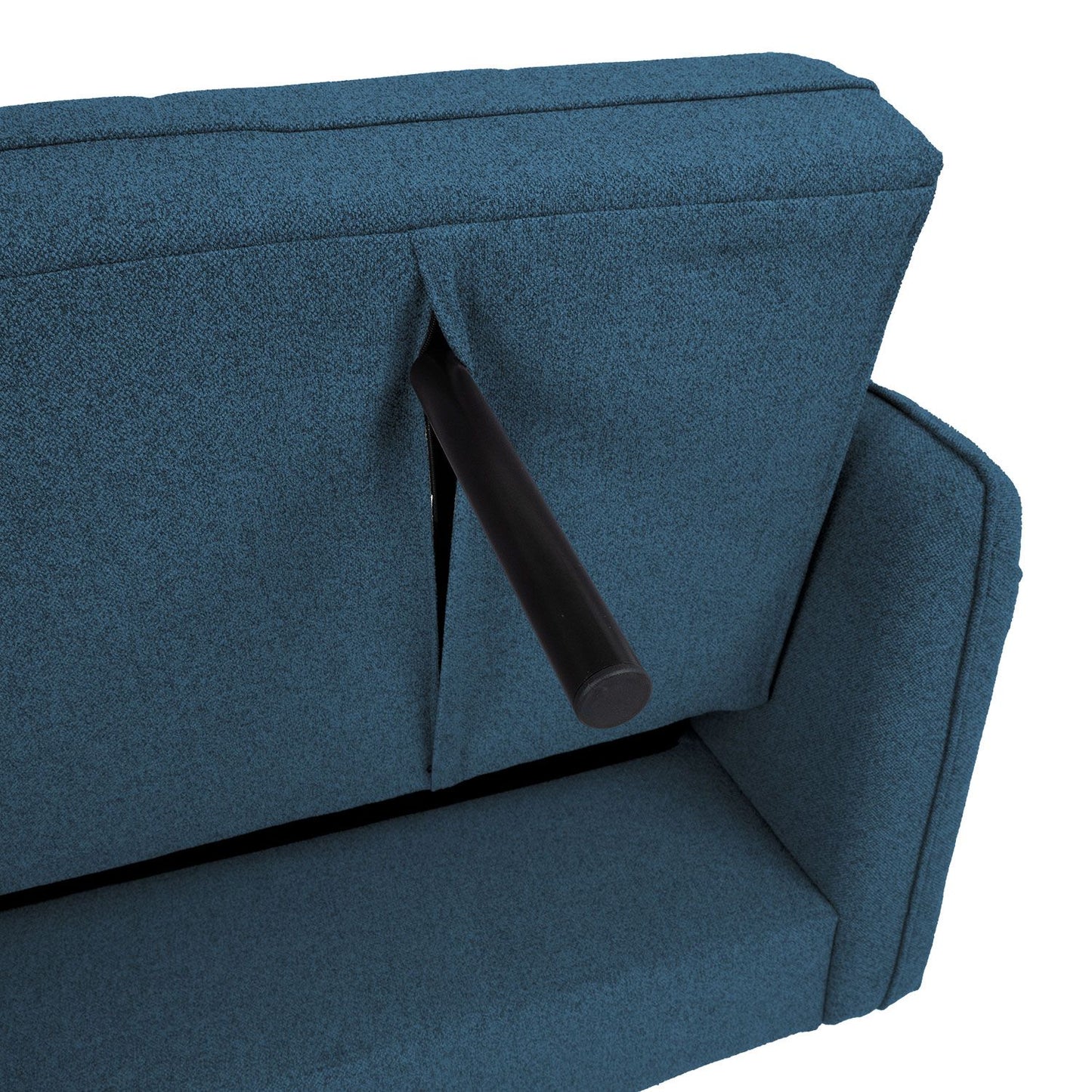 Sofa bed VISBY 200x88xH93cm, blue