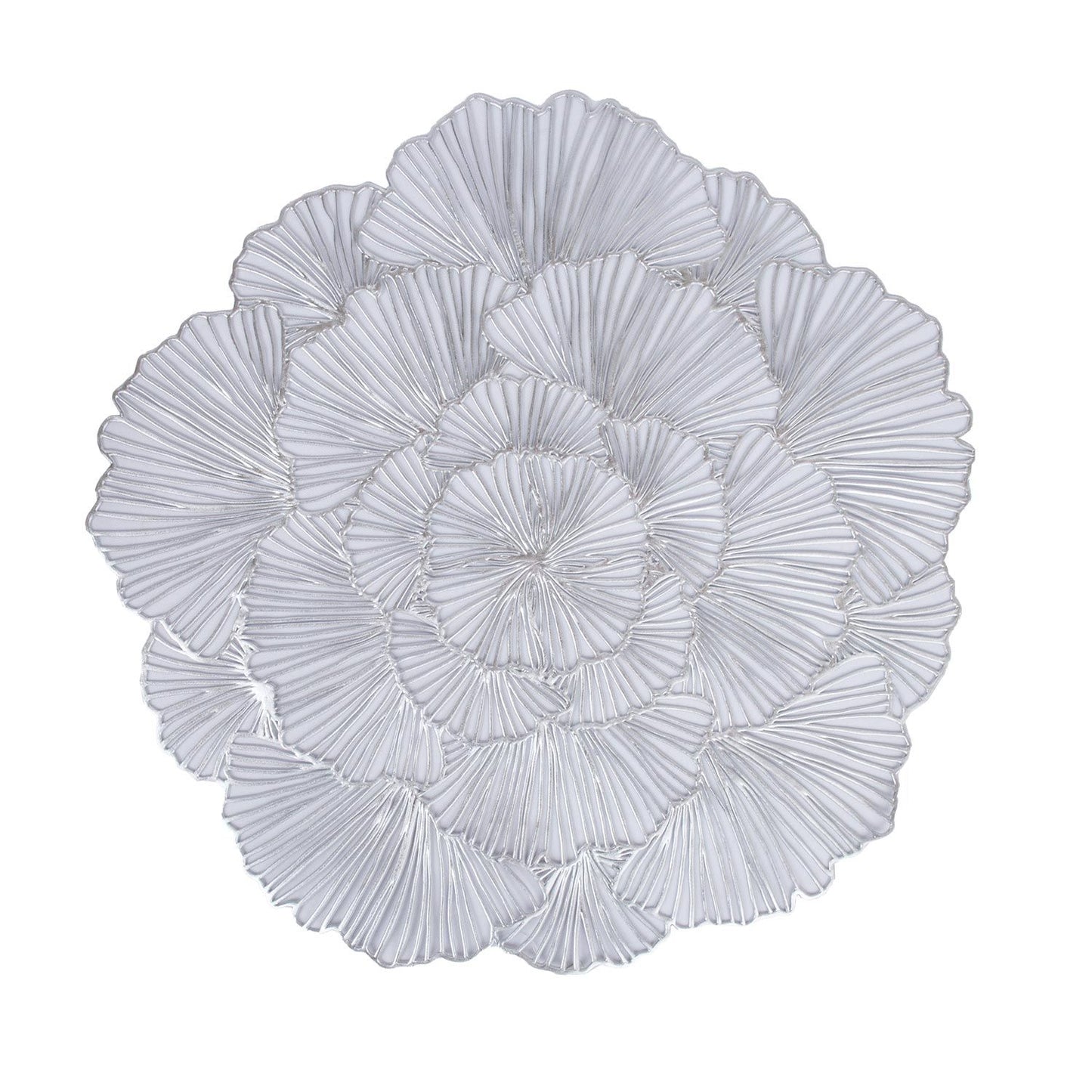 Tablecloth ROSE D38cm, silver