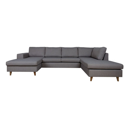 Corner sofa HARALD RC dark gray