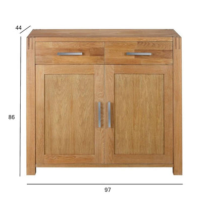 Chest of drawers CHICAGO NEW with 2 doors and 2 drawers, 97x44xH86 cm