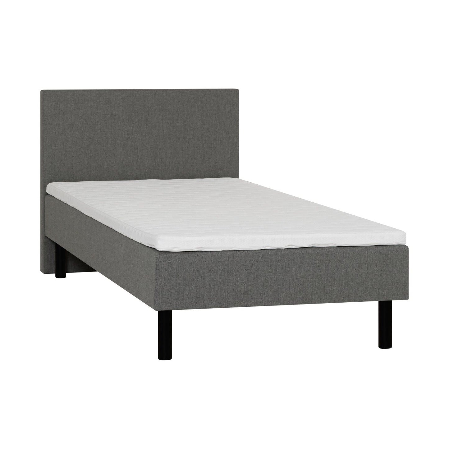 Couch LANDE 120x200cm, with headboard, gray