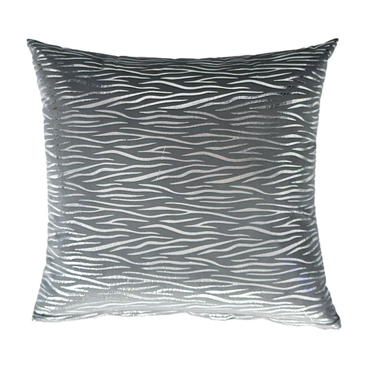 Pillow GLORY 45x45cm, silver lines