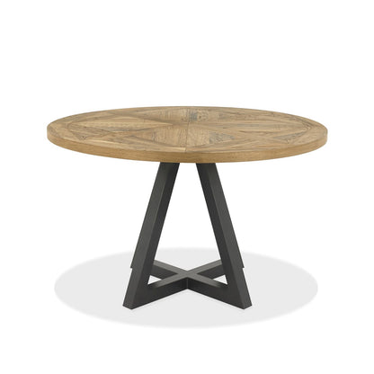 Table INDUS D125xH76.6cm, oak