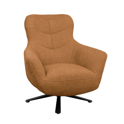 Lounge chair HELGA caramel 