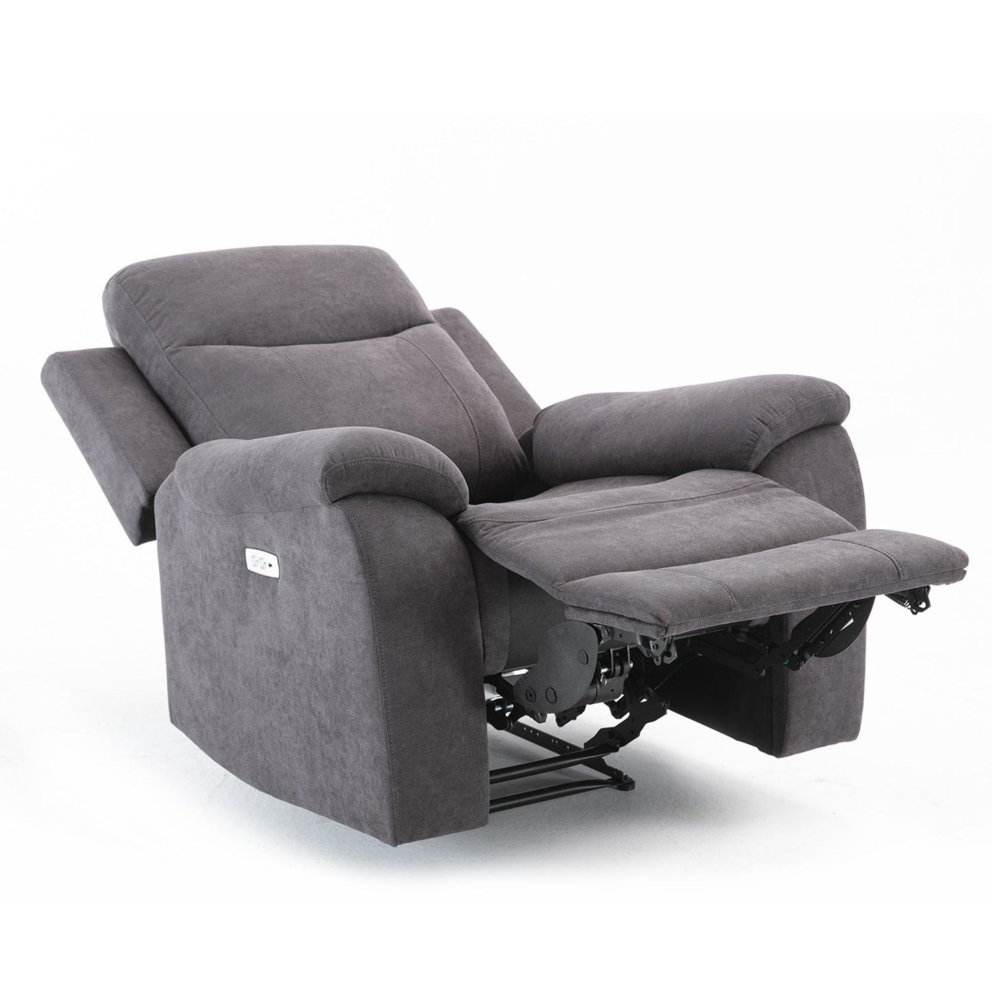 Lounge chair MILO 97x96xH103cm, with electric mechanism, gray 